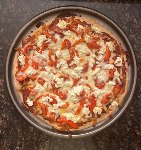 Goat Cheese and Veggie Pizza (The Ultimate Vegetarian Pizza!)