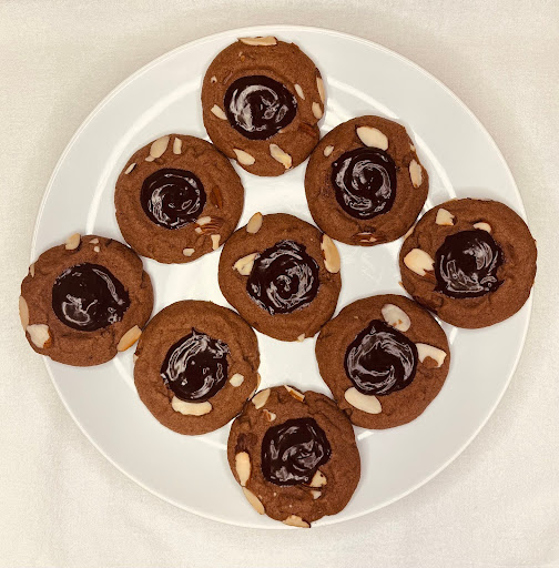 We Love These Easy Chocolate Almond Thumbprint Cookies