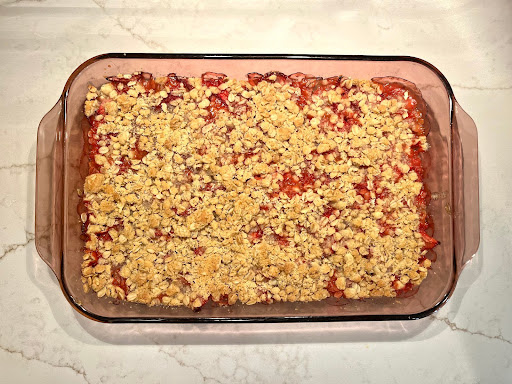Easy Strawberry Rhubarb Crisp Recipe